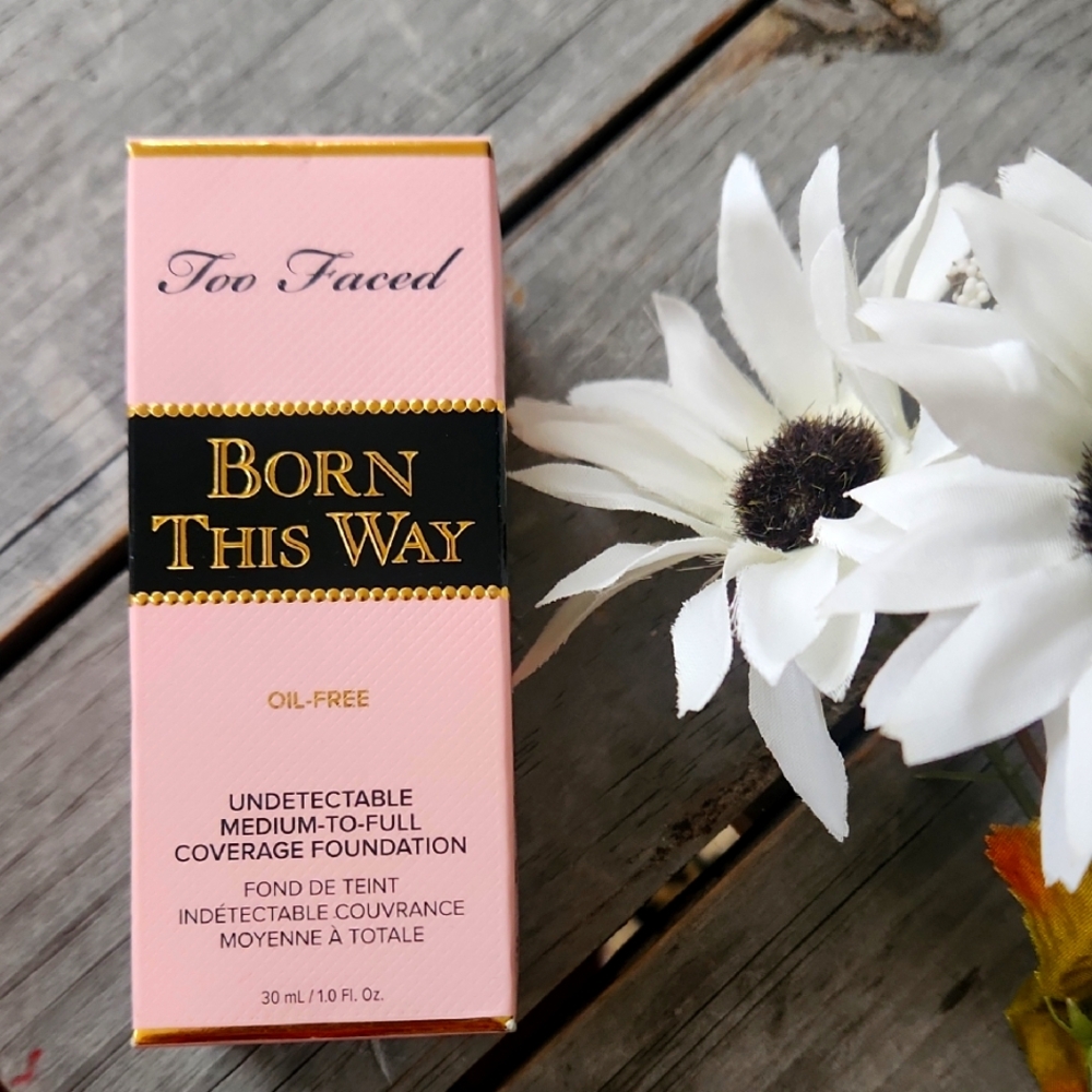 Too Faced Born This Way Foundation - Pink and Black Packaging